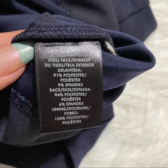 ANN TAYLOR Navy Blue Blouse - Picture 6 of 6